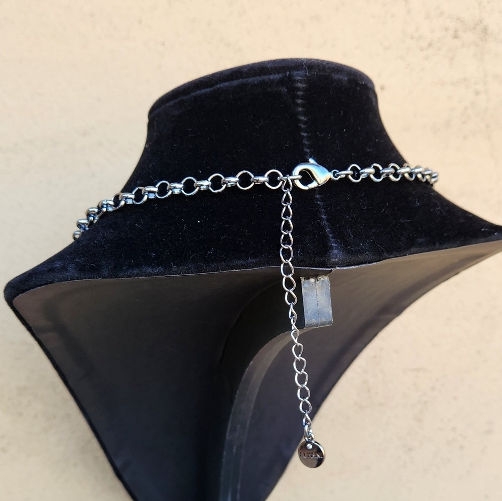 Alfani Chunky Geometric Statement Necklace - Picture 5 of 7